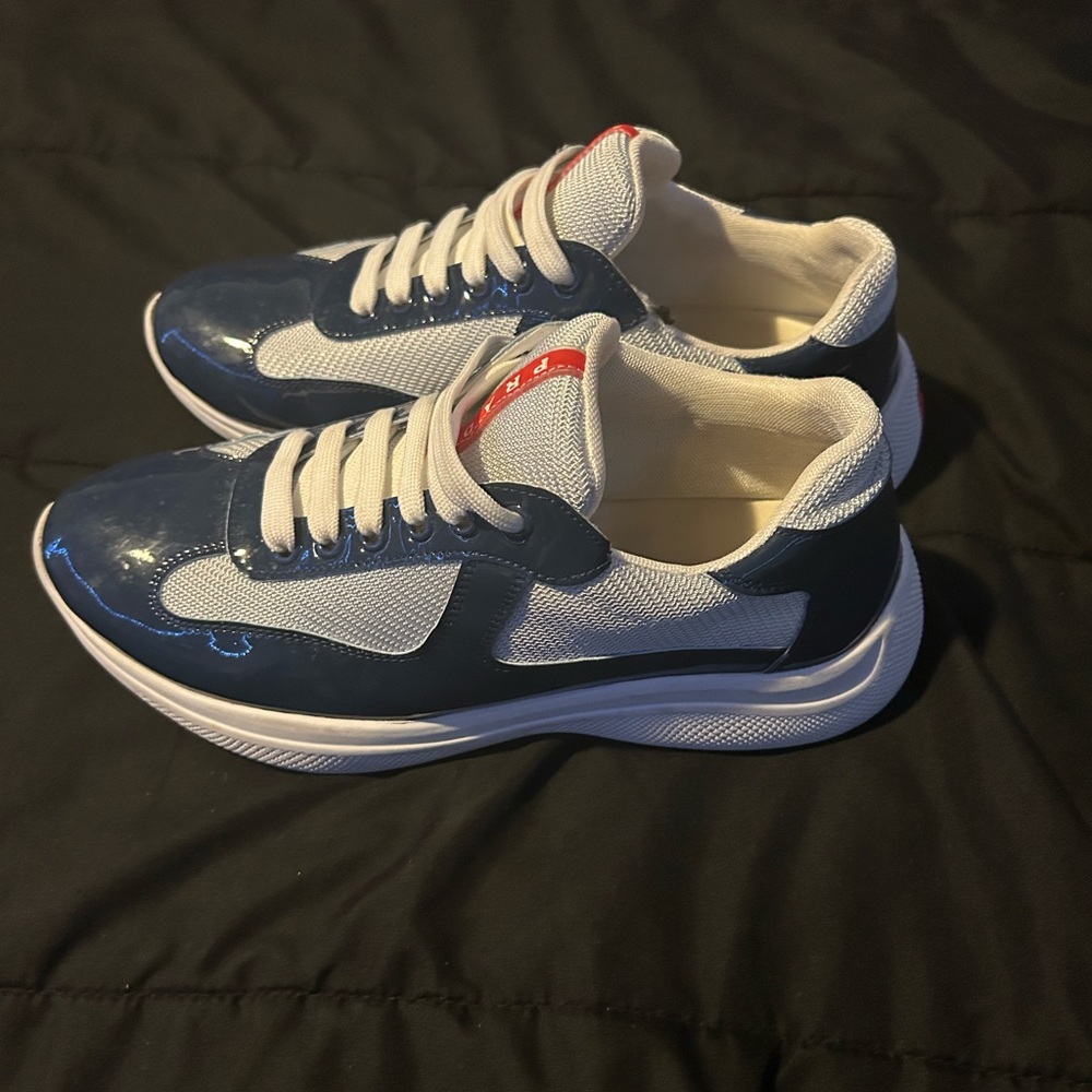 Blue Prada Cups Size 10